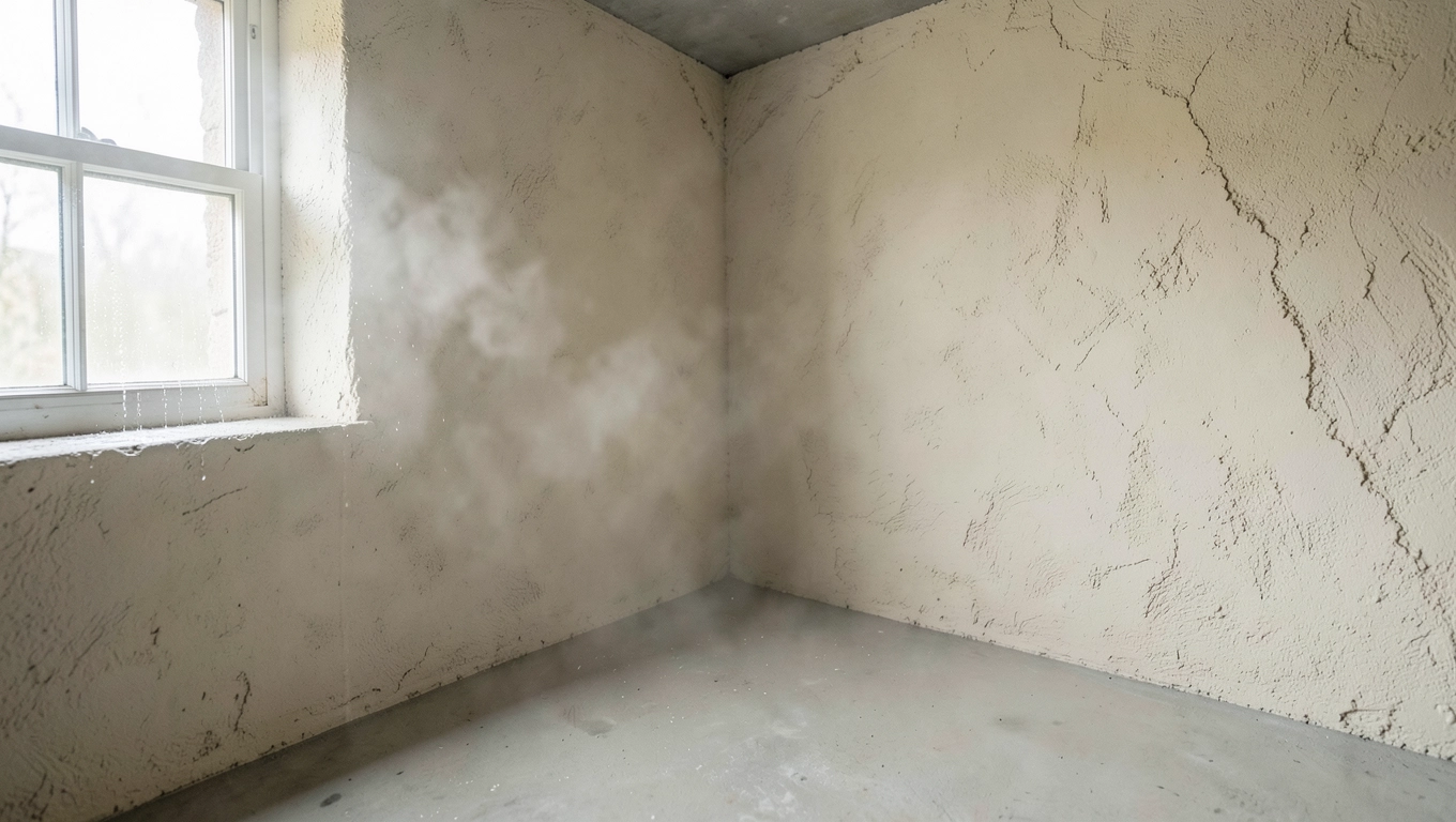 Gładź wapienna do piwnicy, sauny i pralni gdzie jeszcze działa