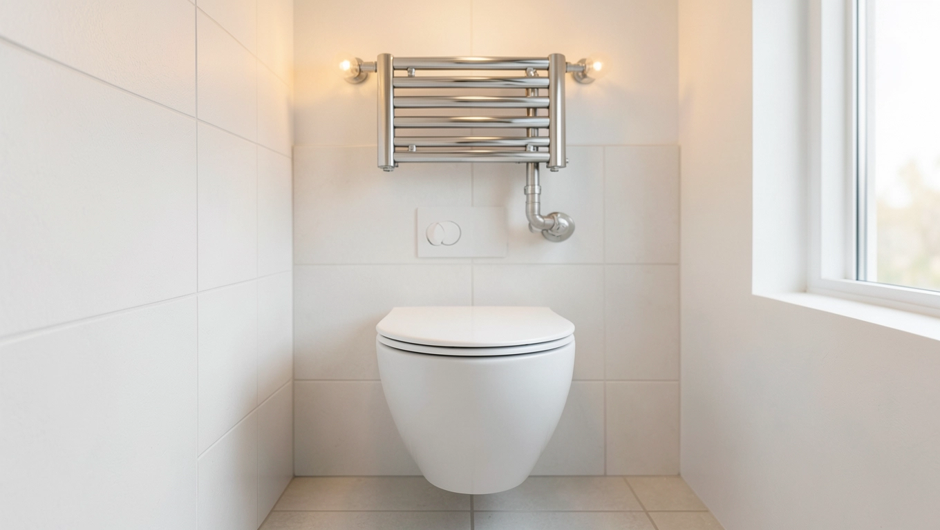 Grzejnik nad WC specyfika montażu