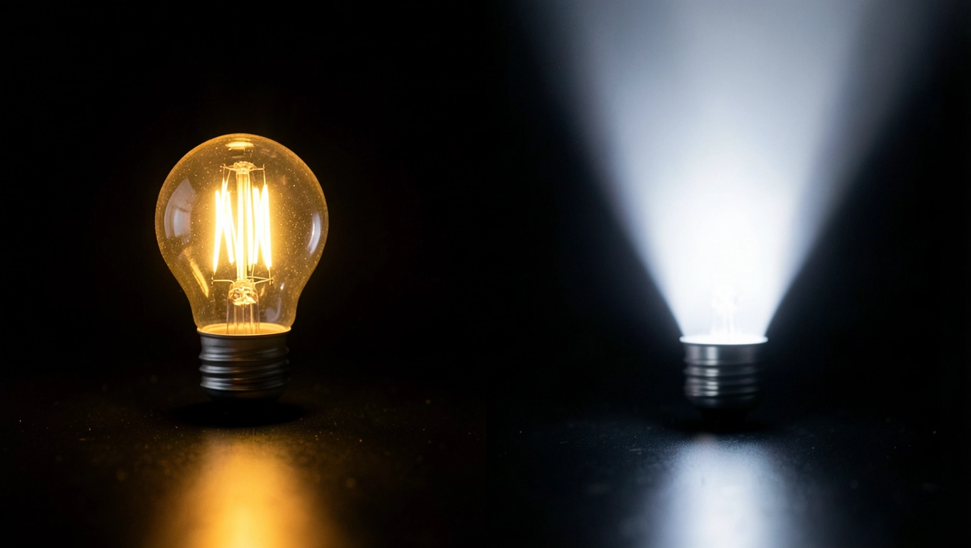 Halogen a LED realne różnice, oszczędności i żywotność