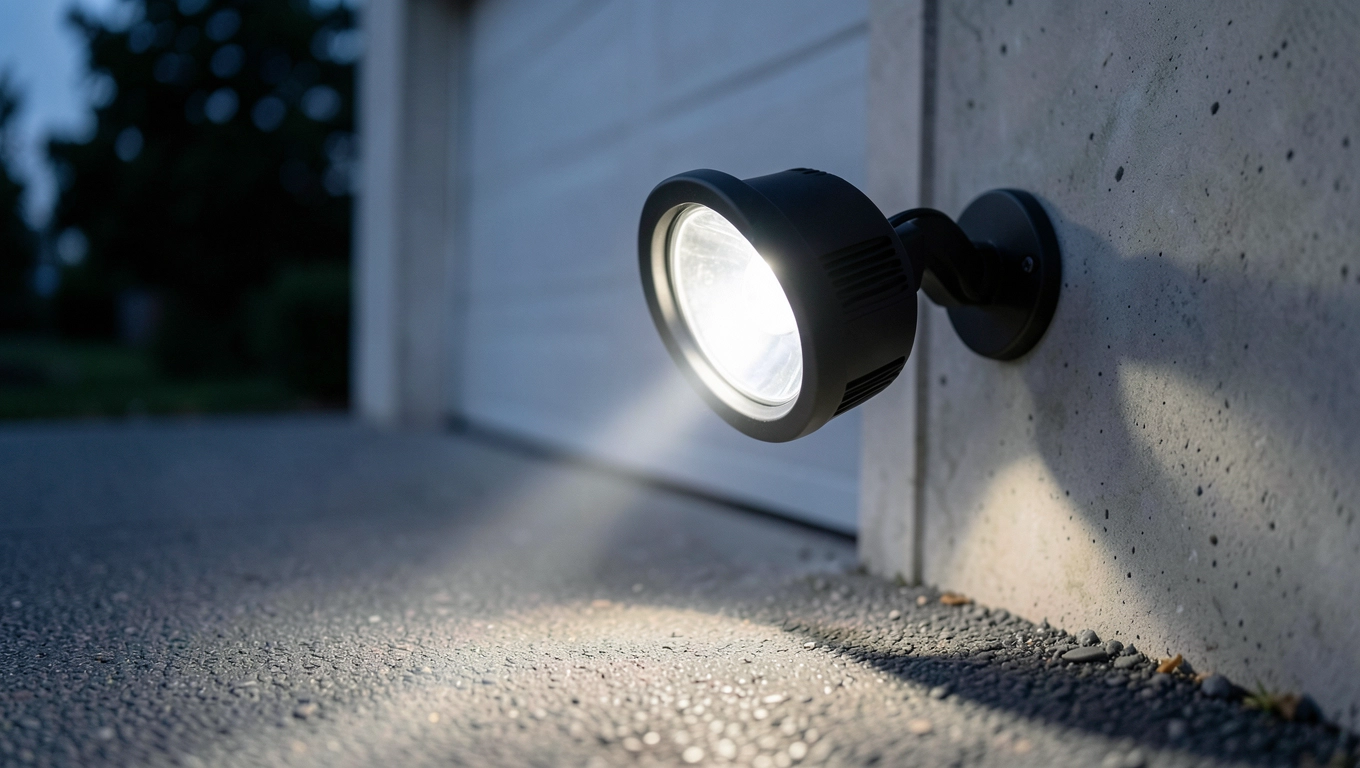 halogen garazowy z czujnikiem ruchu