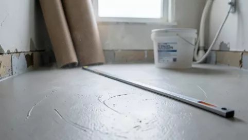 jak położyć linoleum w łazience