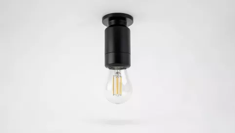 lampy halogenowe sufitowe czarne