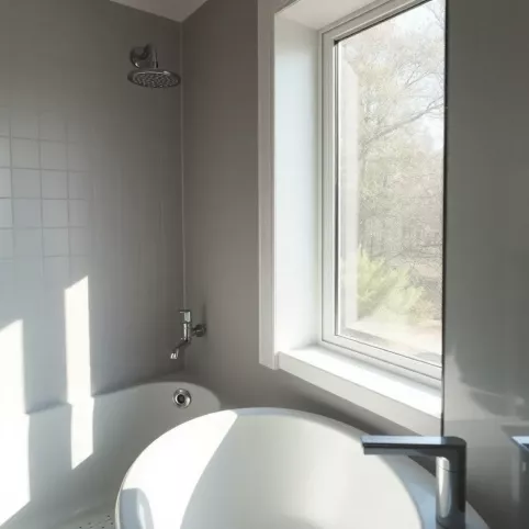 Łazienka z oknem