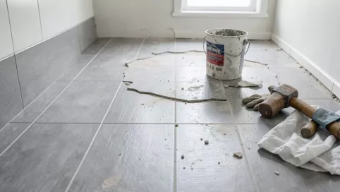panele winylowe na płytki do łazienki