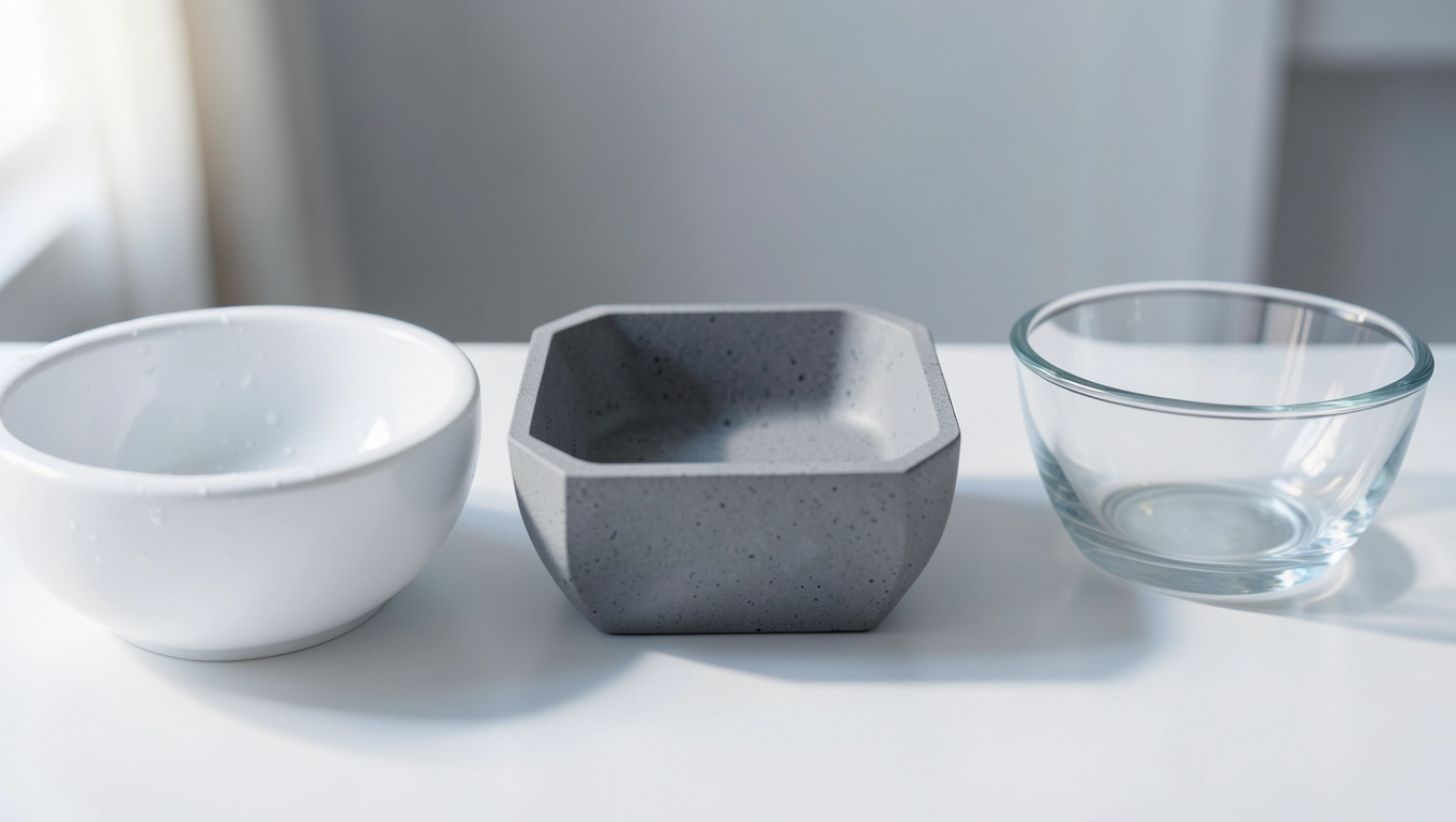 Umywalka ceramiczna, konglomerat czy szkło co się opłaca
