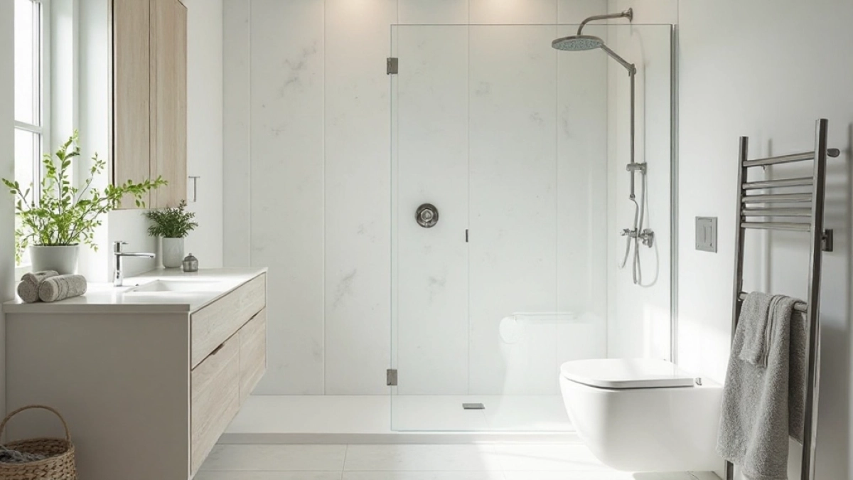 Aranżacja łazienki z prysznicem