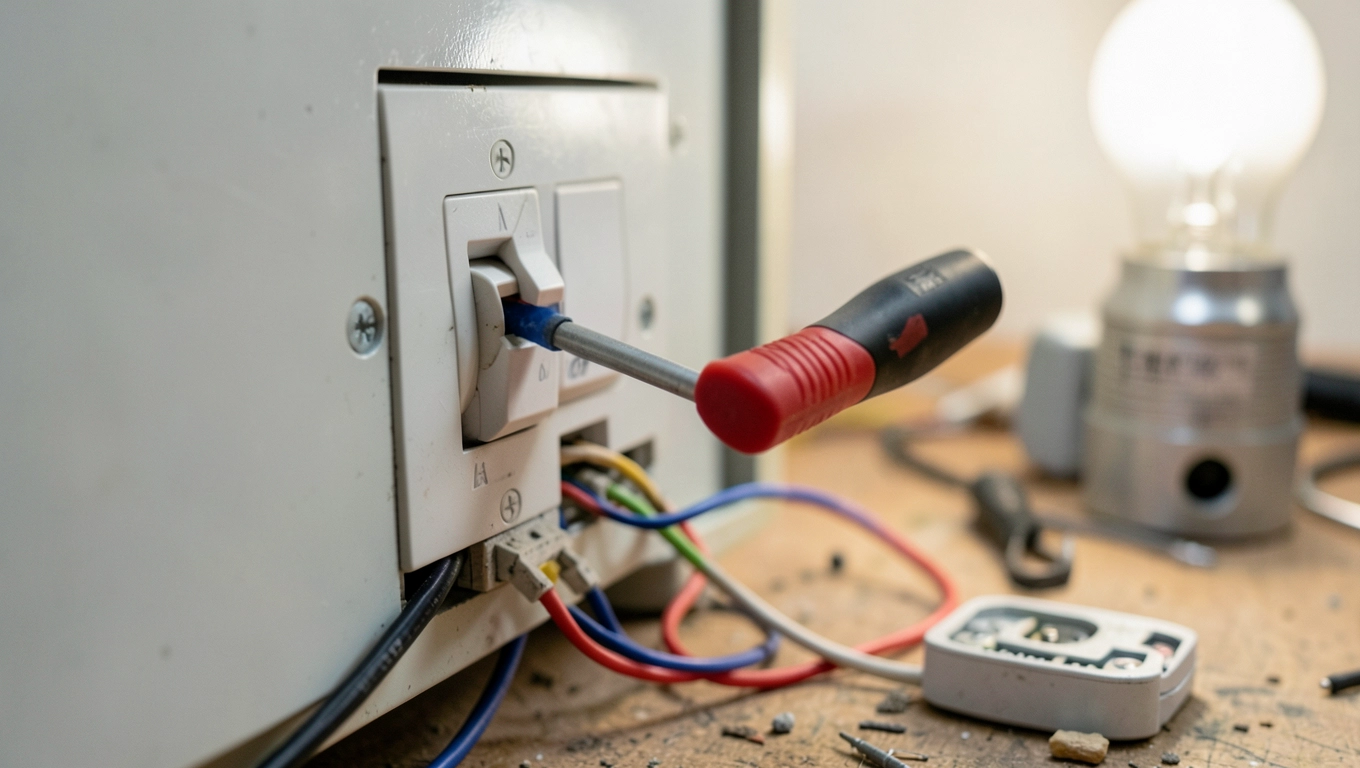 Bezpieczeństwo przy podłączaniu lampy halogenowej z czujnikiem ruchu