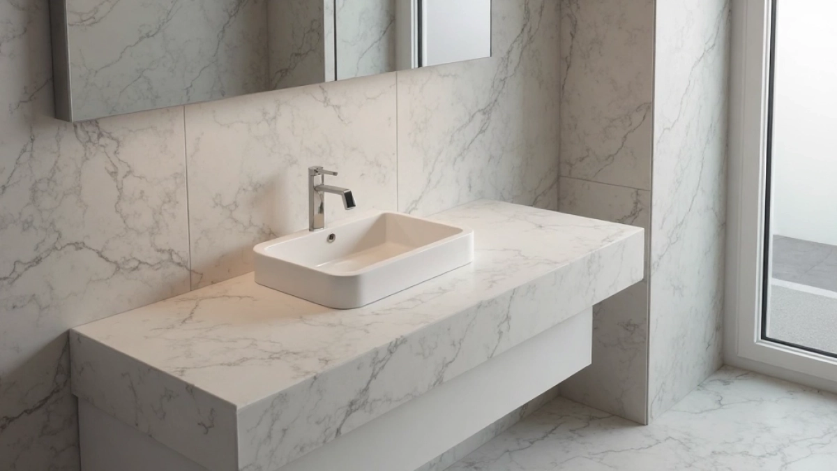 blaty łazienkowe z kompozytu warszawa