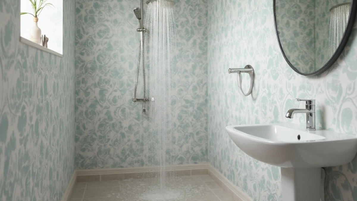 czy tapeta winylowa nadaje się do łazienki