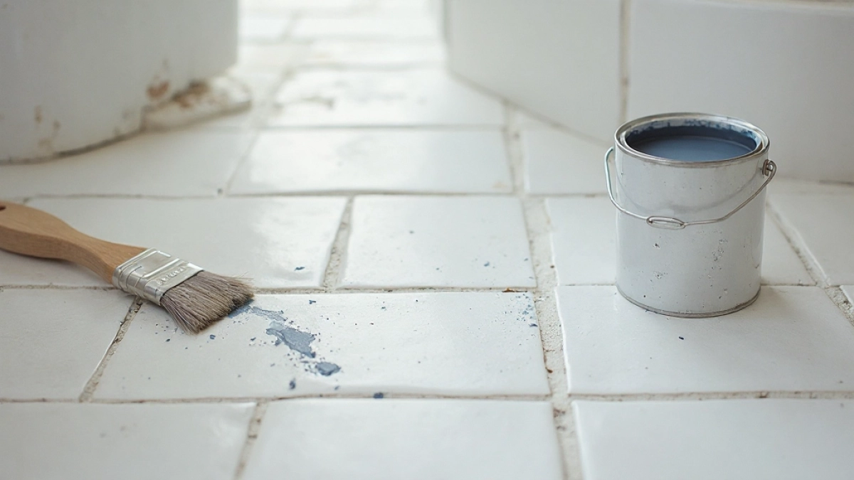 czym pomalować fugi w łazience