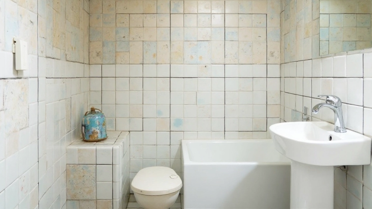 Czym zakryć stare płytki w łazience