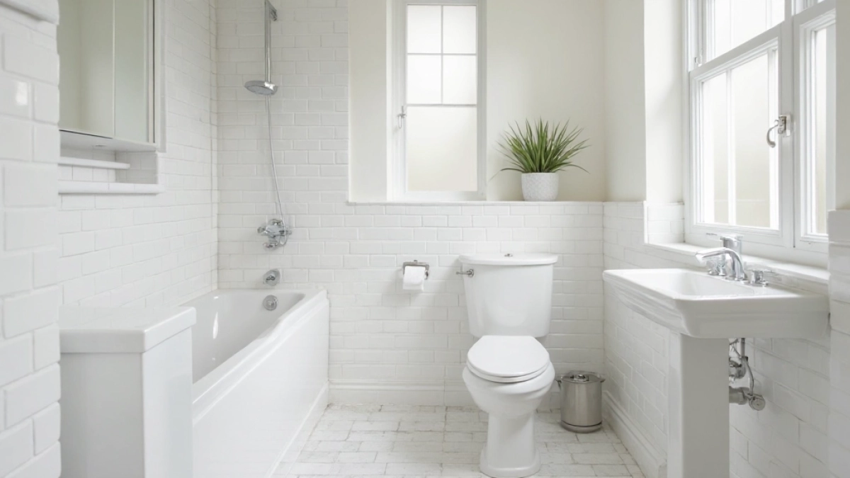 do jakiej wysokości płytki w małej łazience