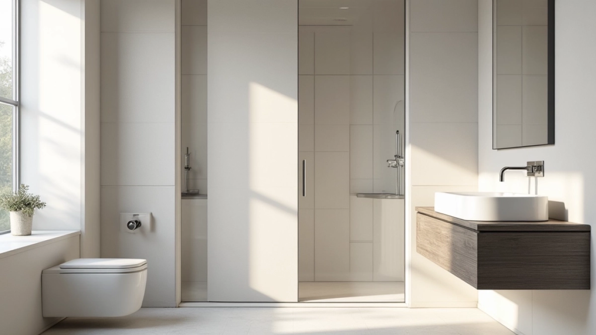 Drzwi ukryte do łazienki