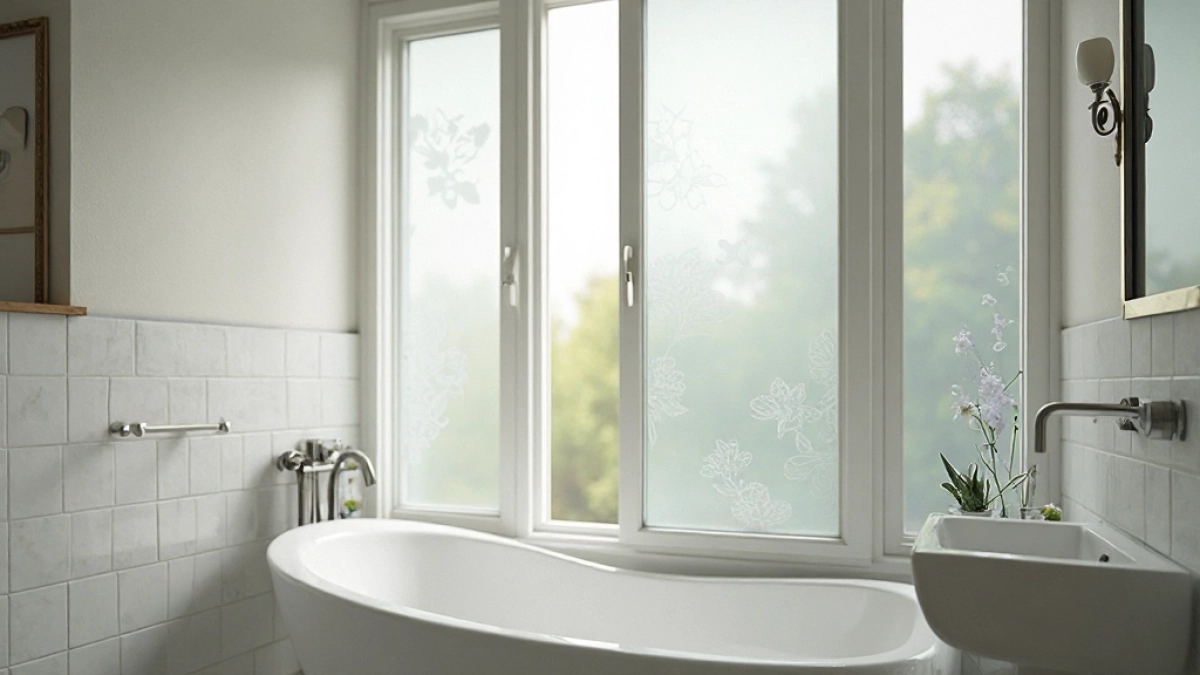 folia na szybę do łazienki