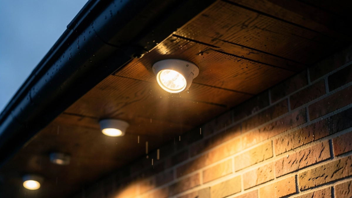 halogeny w podbitce dachowej