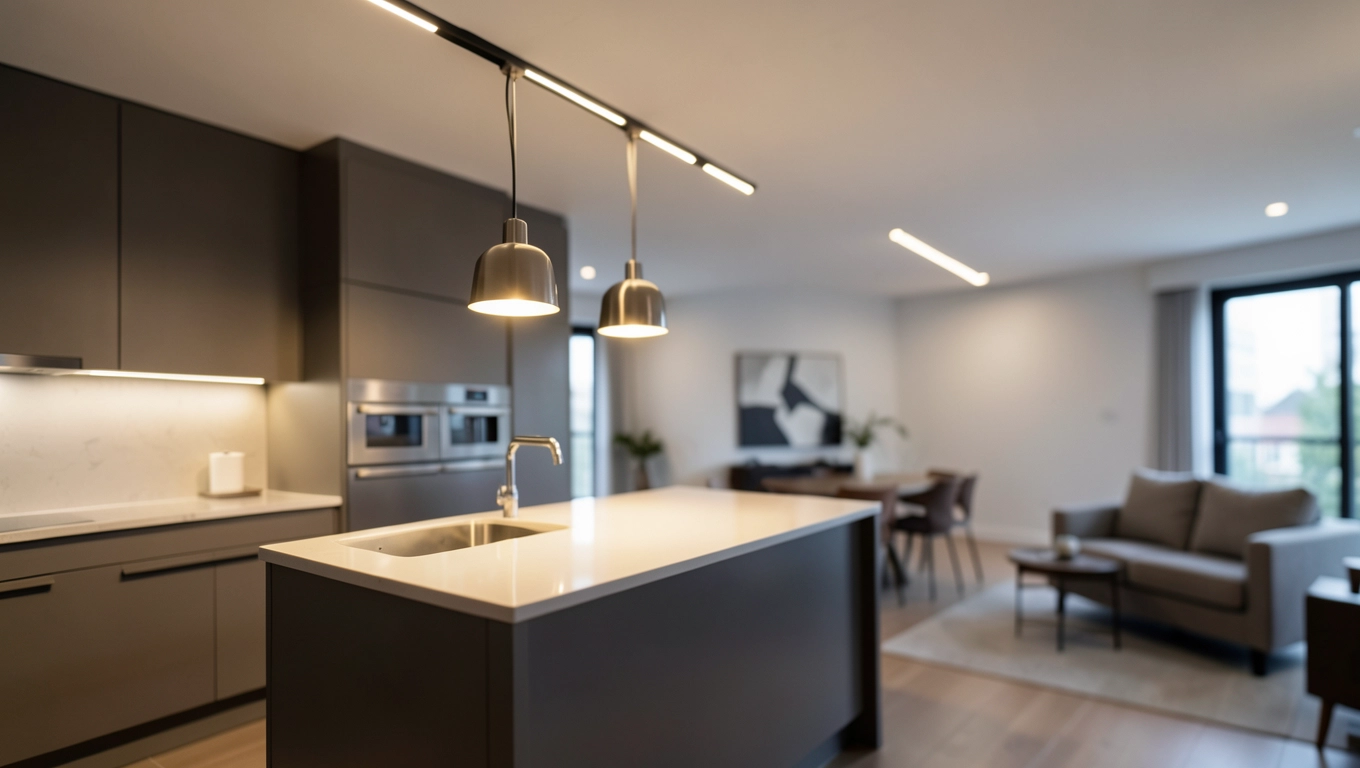 Inspiracje aranżacji z halogenami na listwie