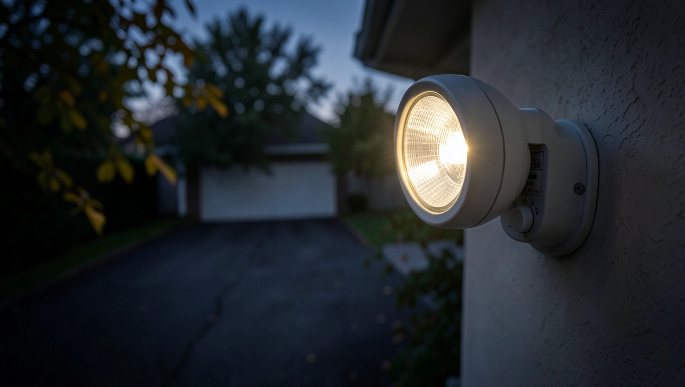 jak ustawić halogen z czujnikiem ruchu