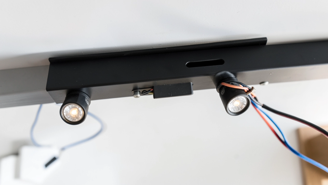 Jak zamontować halogeny sufitowe na szynie krok po kroku