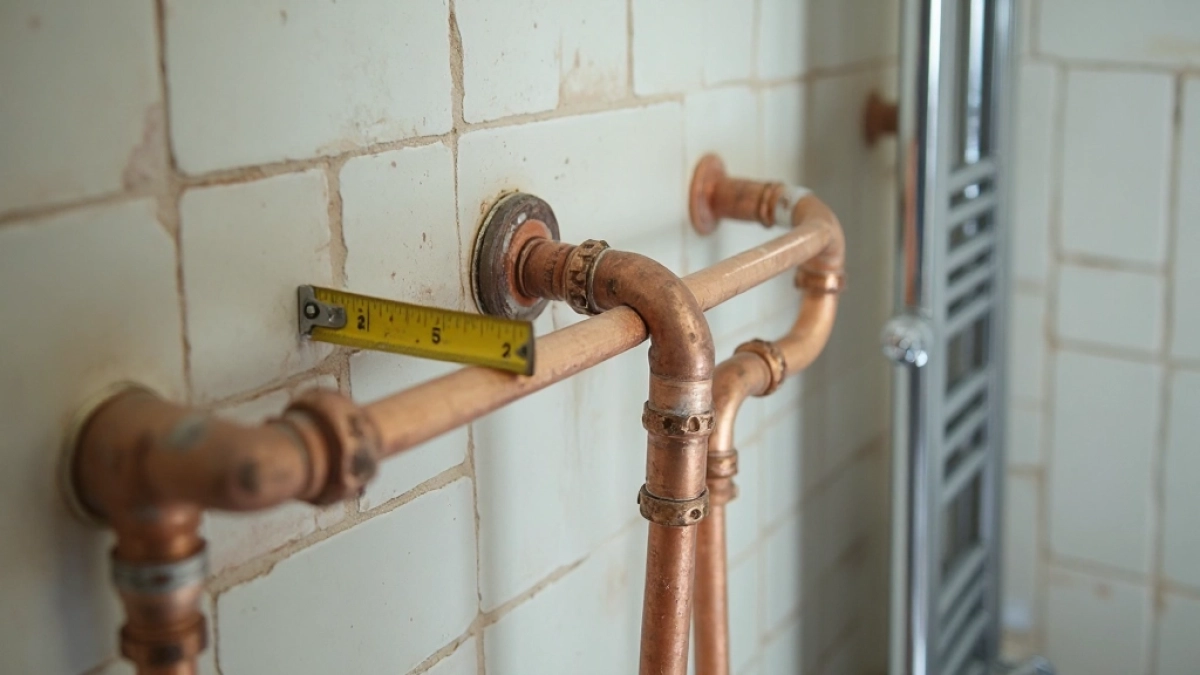 jak zmienić rozstaw przyłączy grzejnika łazienkowego