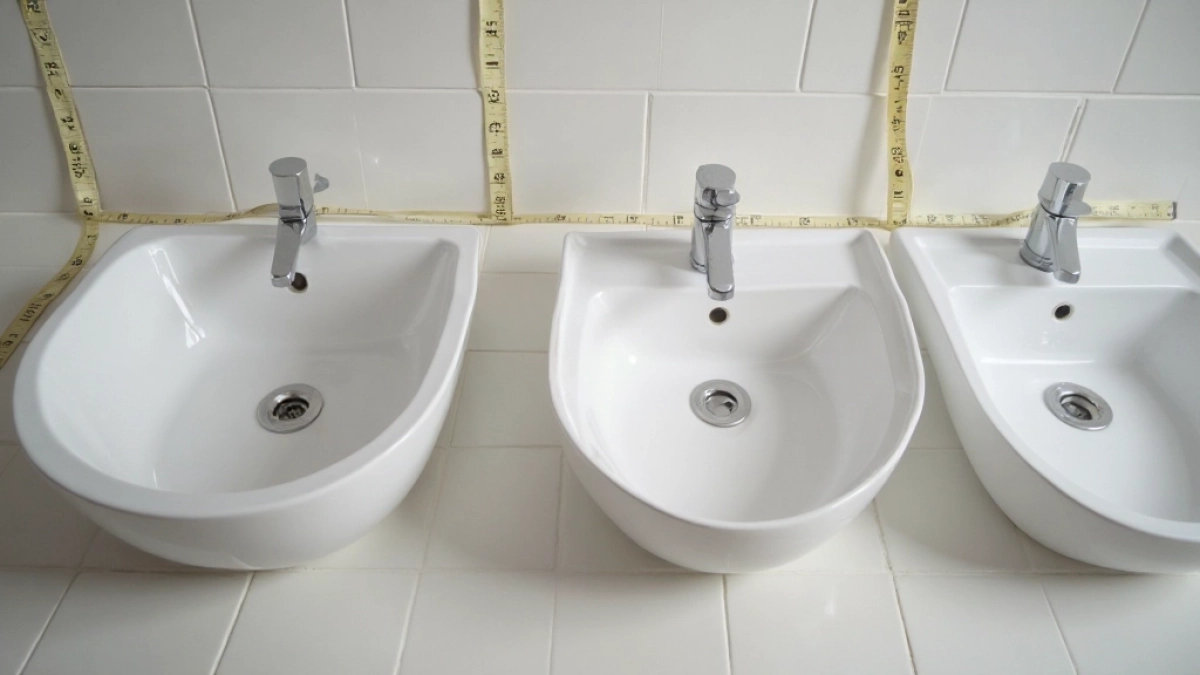 jakie są standardowe rozmiary umywalek łazienkowych