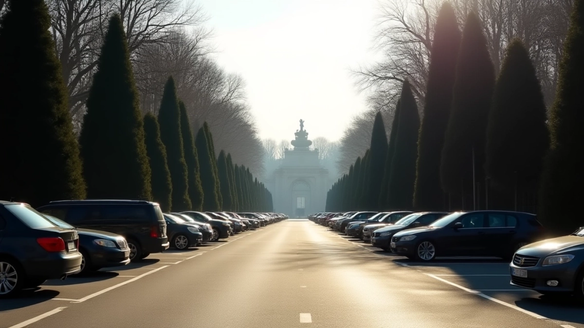 łazienki królewskie parking