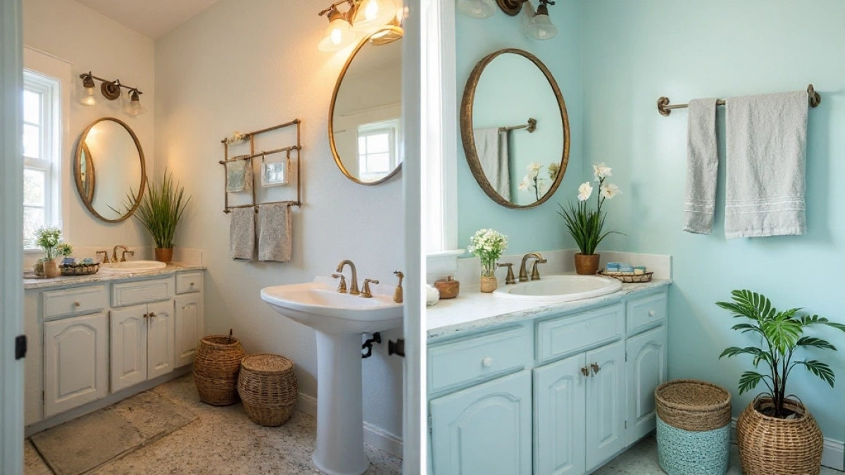 Metamorfoza łazienki bez remontu