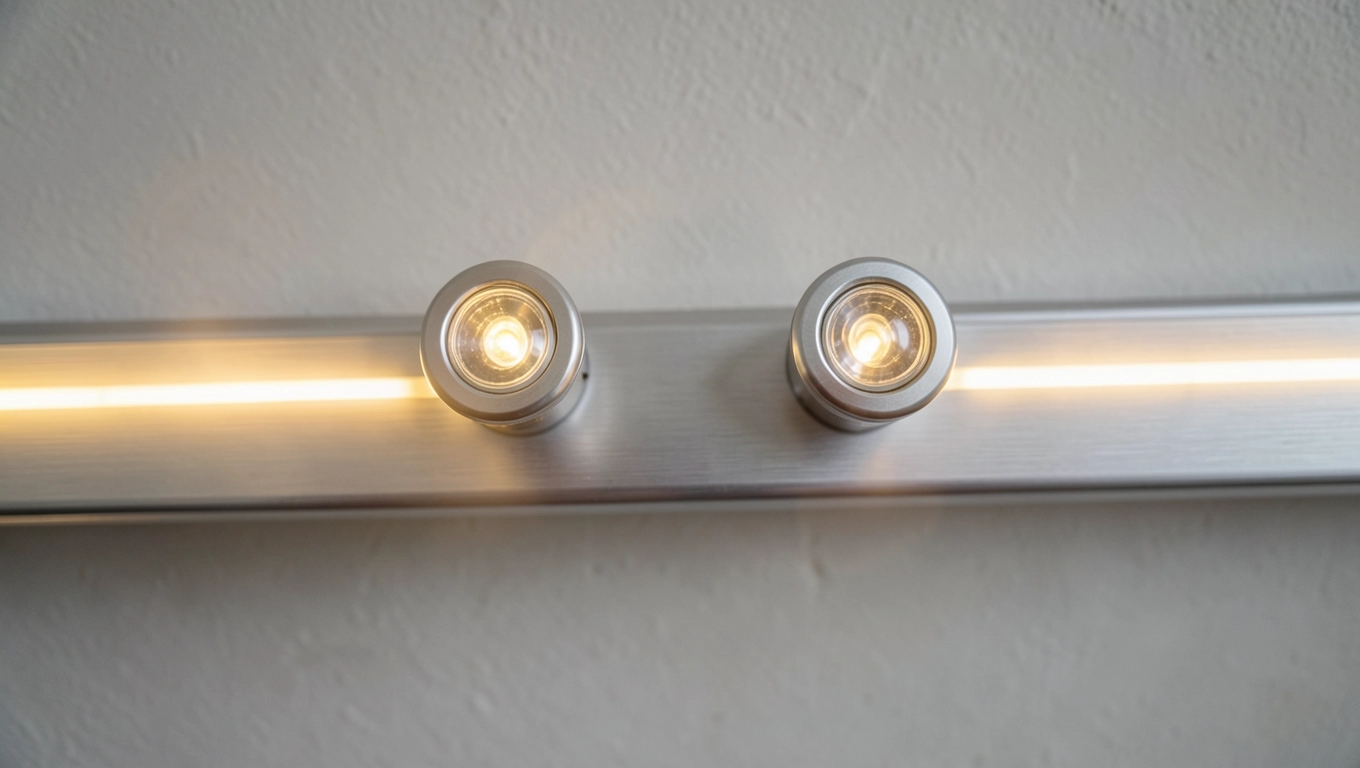 Montaż halogenów na listwie krok po kroku