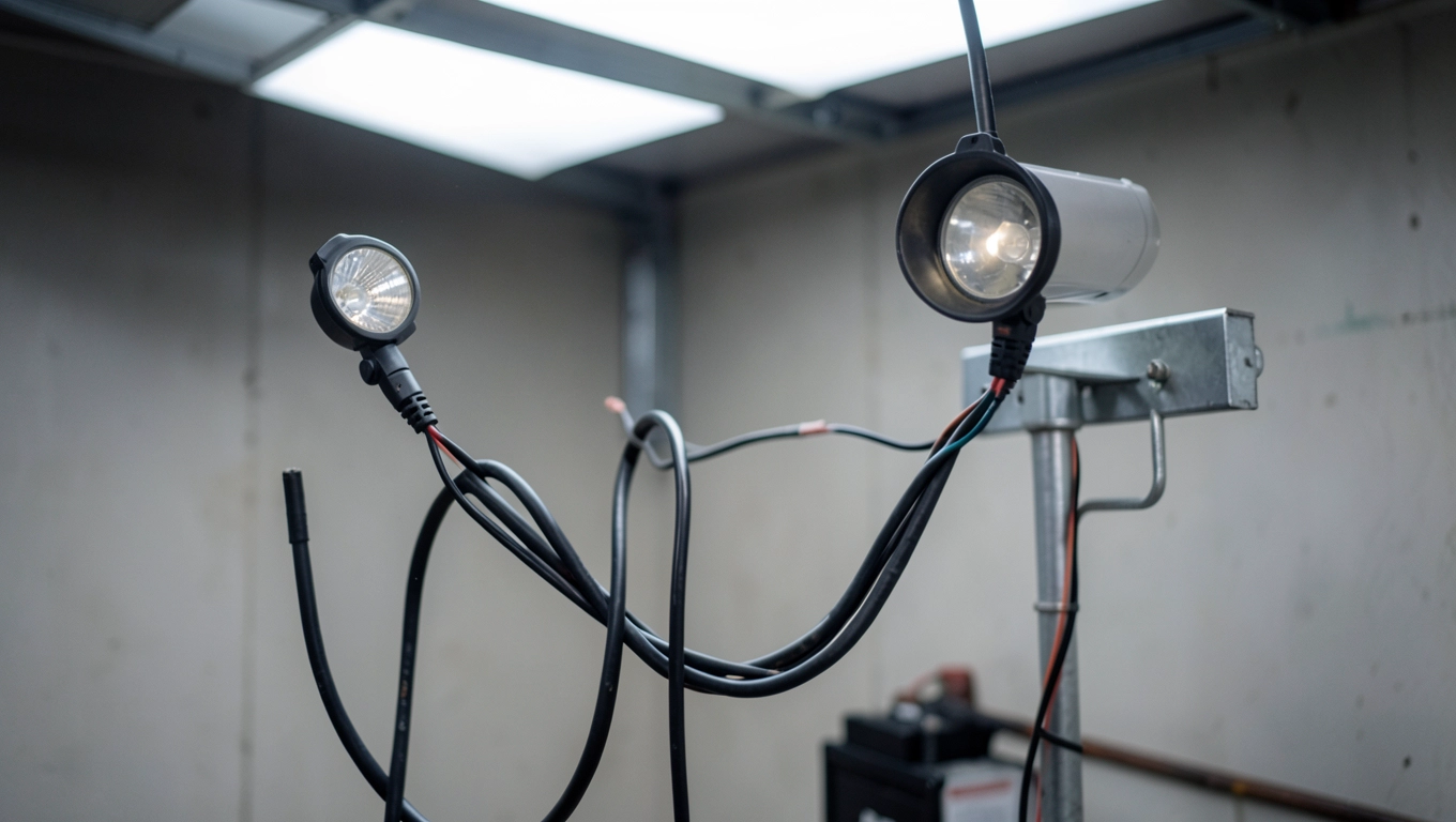 Montaż halogenów roboczych 12V krok po kroku