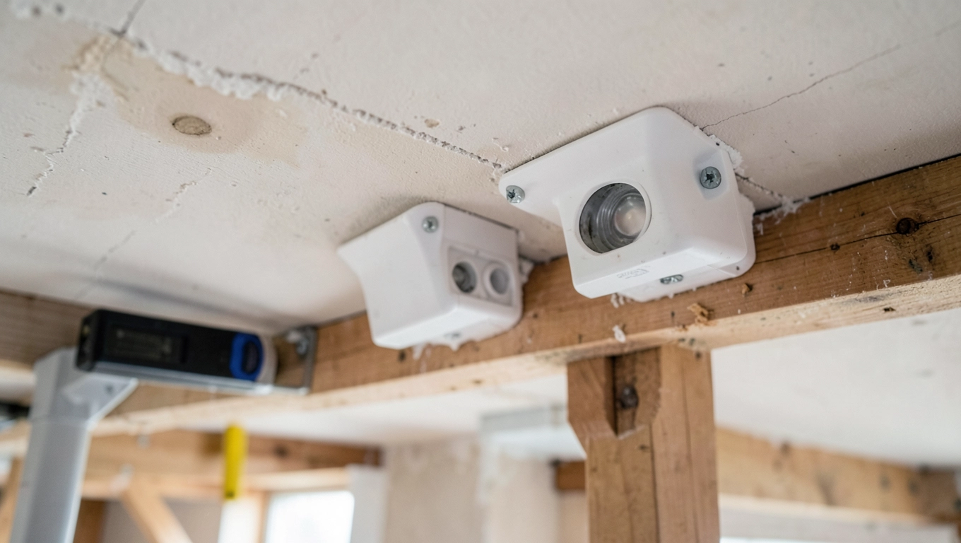 Montaż puszek pod halogeny