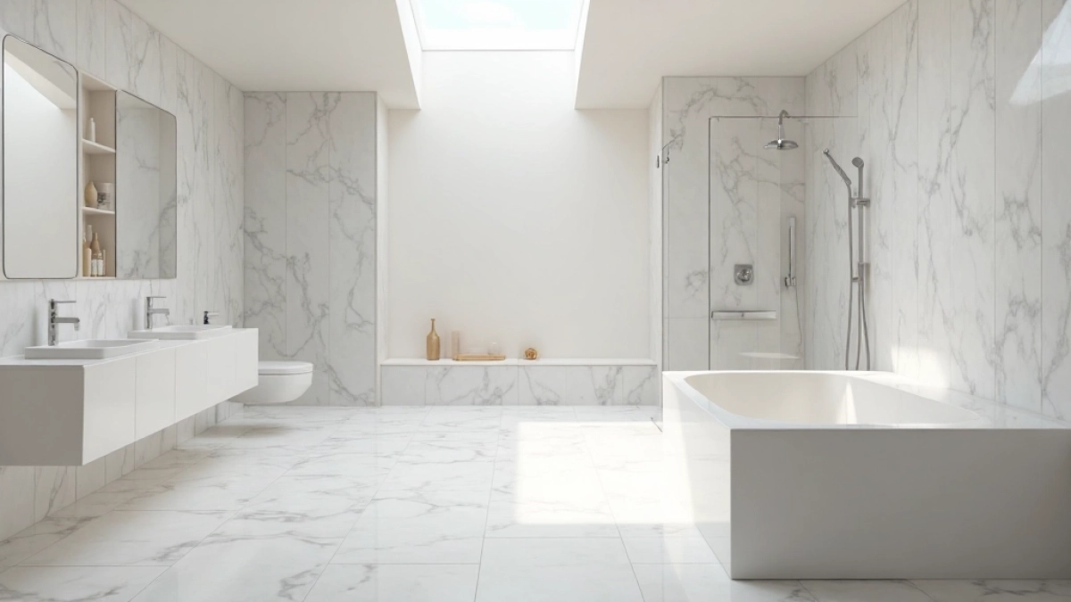 nowoczesne łazienki duże