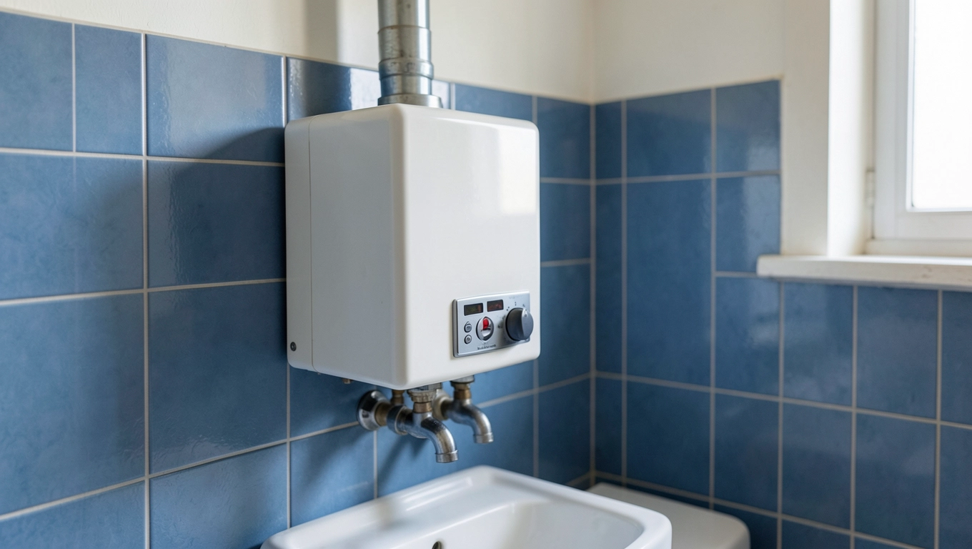 Piecyk gazowy do łazienki w bloku