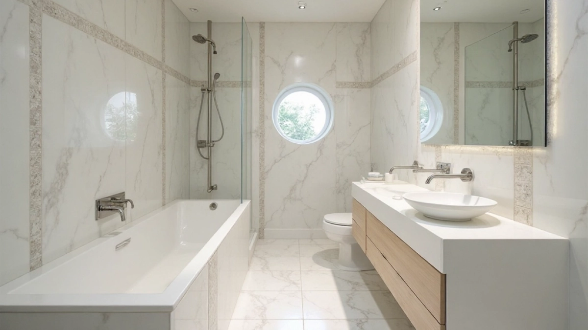 remont bardzo małej łazienki