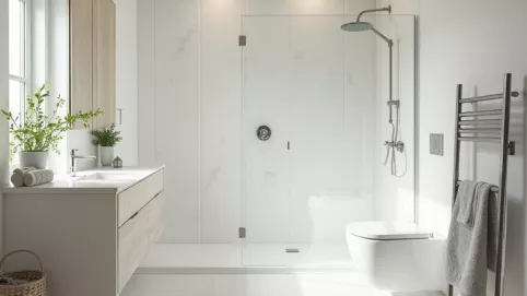 Aranżacja łazienki z prysznicem