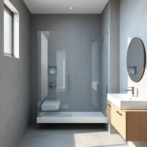 Aranżacja małej łazienki z prysznicem 3m2