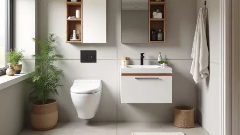 aranżacja małych łazienek