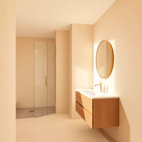 Beżowa łazienka inspiracje