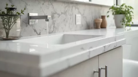 blat łazienkowy spieki kwarcowe warszawa