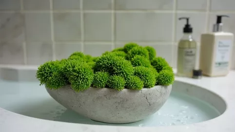 Chrobotek do łazienki