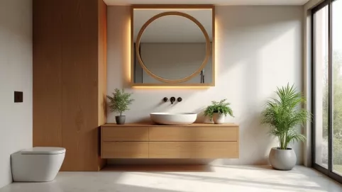 Czy łazienka musi być cała w płytkach