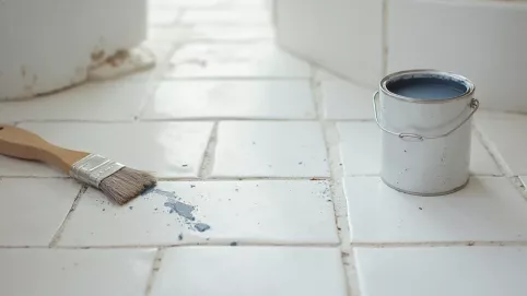 czym pomalować fugi w łazience