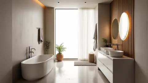 Długa łazienka inspiracje