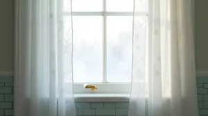 Firanki do łazienki małe okno