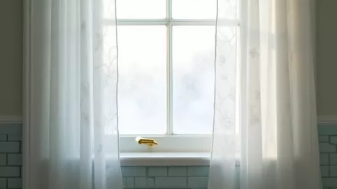 Firanki do łazienki małe okno