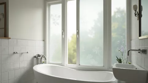 folia na szybę do łazienki
