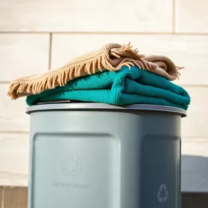 Gdzie wyrzucić dywaniki łazienkowe