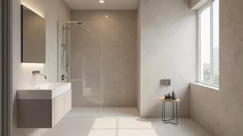 Gotowe projekty łazienek z prysznicem