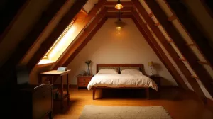 halogeny oświetlenie na poddaszu