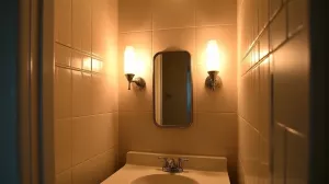 halogeny w małej łazience