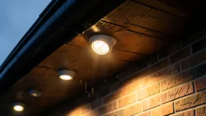 halogeny w podbitce dachowej