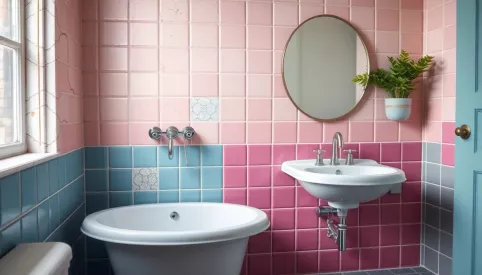 Jak odnowić łazienkę bez skuwania płytek